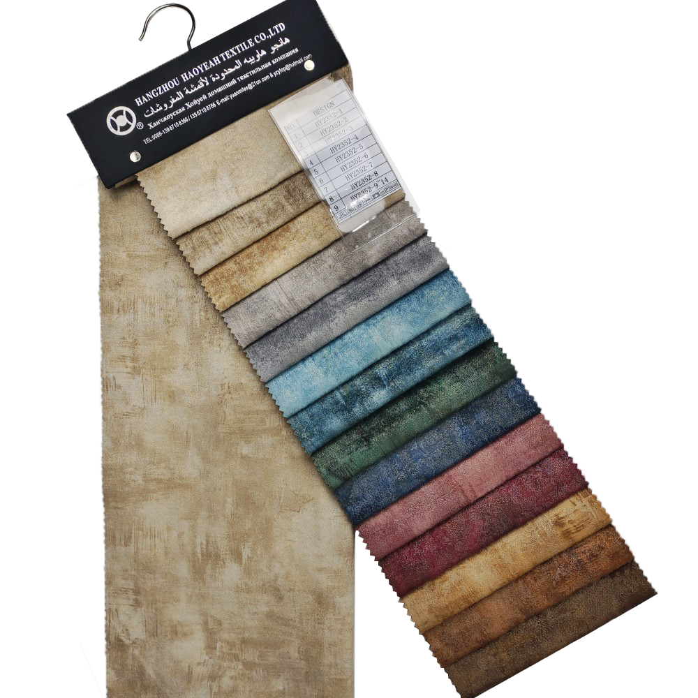 Polyster Foil Bronzing Plexh Holland Velvet Sofá Fabric
